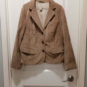 L.L. Bean Women's‎ Brown Corduroy Blazer